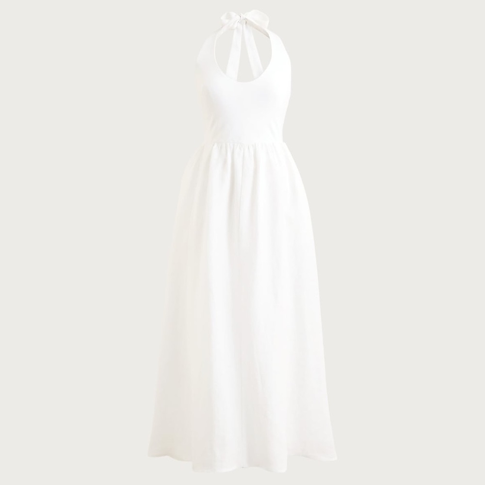 NWT J.Crew Halter mixy dress